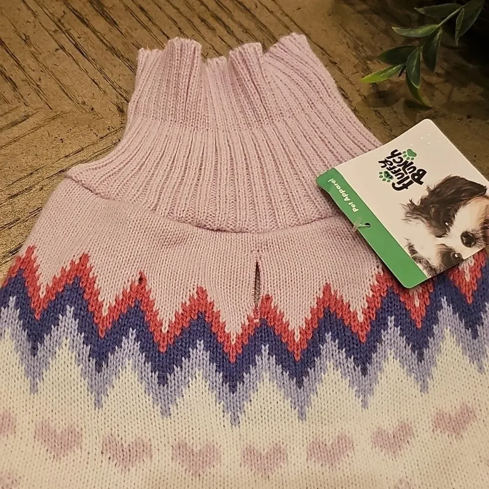 Valentines Dog Sweater Size M NWT